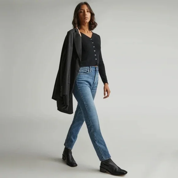 Everlane Cheeky Jean med wash - Picture 2 of 10